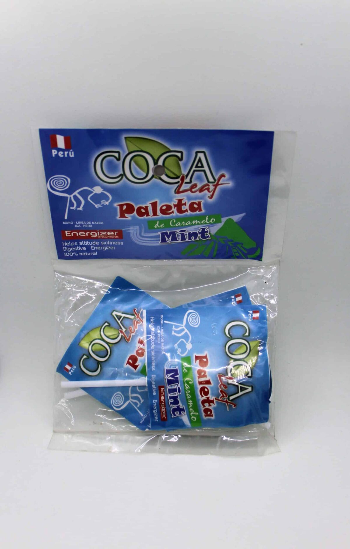 coca mint lollypops